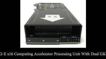 nVidia Tesla K10 8GB GDDR5 PCI Ex16 Computing Accelerator Processing Unit With GK104 Kepler