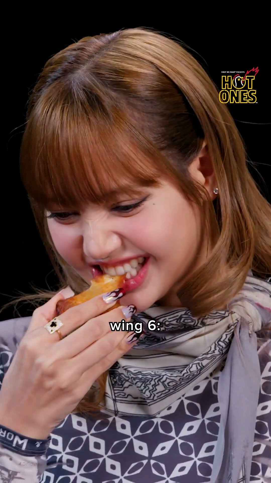 LISA's reaction to every wing on Hot Ones ? ?
