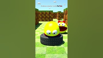 ❤️Try to catch me❤️#pacman #animation #pixellate #cartoon #3danimation #funny