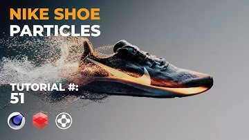 Nike Shoe Particle R&D - Cinema 4D, X-Particles & Redshift Tutorial