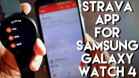 Connect #Strava App With #Samsung Galaxy Watch 4 to Sync Data Across Devices.