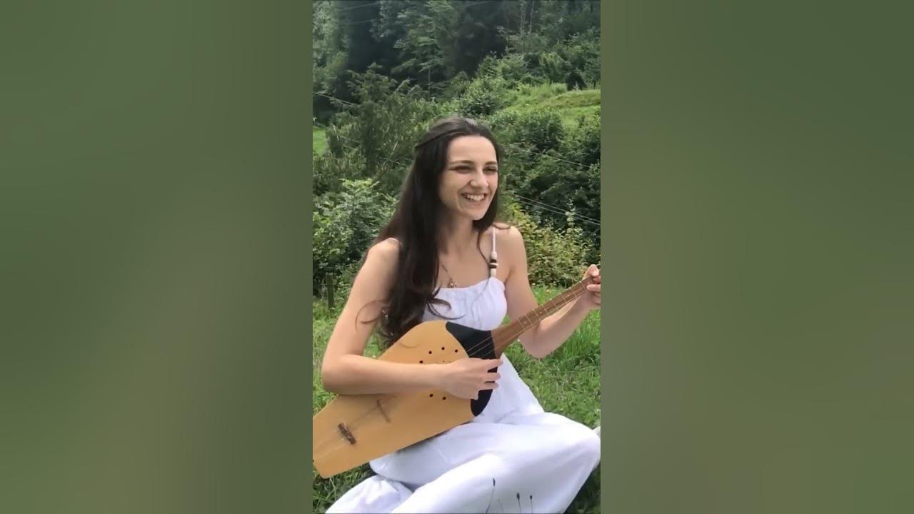 Trio Mandili - Tatuli Mgeladze in forest (Georgian Beauty) | cute girl tatuli mgeladze