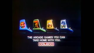 1982 Coleco Tabletop Mini Arcades Commercial