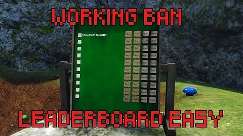 How To Make Ban Leaderboard To Your Gorilla Tag Fangame *EASY*