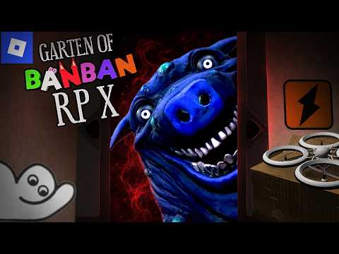 What’s Behind the BLACK DOOR!? | Garten of BANBAN RP X Roblox (Part 9)