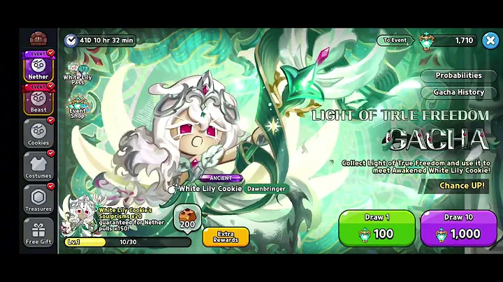 1 Hour 'Nether Gacha White Lily Cookie #2' Music Soundtrack OST - Cookie Run Kingdom
