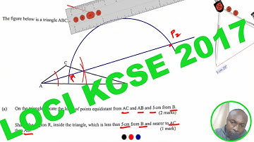 LOCI | KCSE 2017 MATHS PP2 | Q9