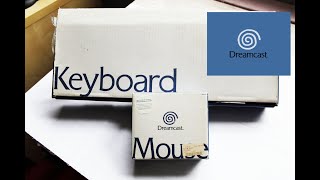 SEGA Dreamcast Mouse and Keyboard (Unboxing)