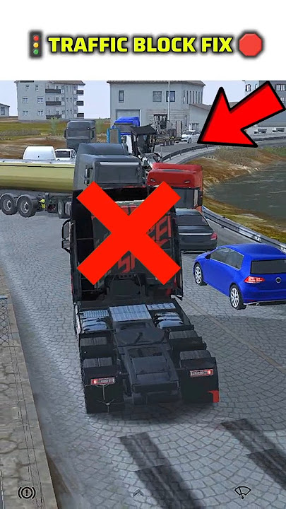 fix and remove traffic vehicles block Truckers of Europe 3