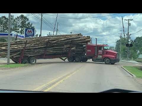 Logging Truck Finds Its Tipping Point || ViralHog