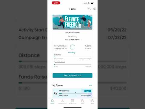 How to Use the Charity Footprints App