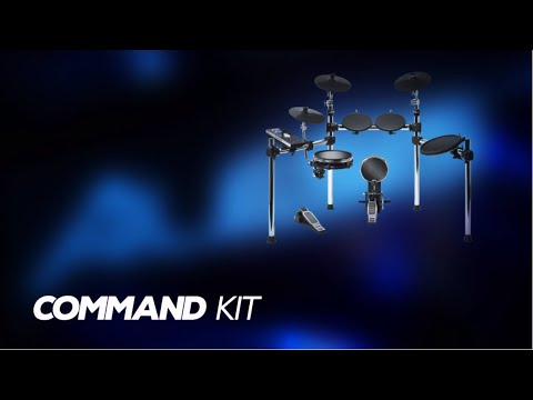 Alesis Drums introduces the Command Kit Eight-piece drum kit with mesh snare and mesh kick