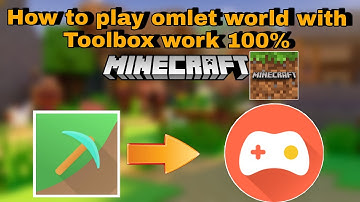 How to play omlet arcade with Toolbox hack work all version Minecraft pe Toolbox premium 1.18.30