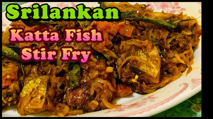 KATTA FISH STIR FRY| කට්ට කරවල බැදුම| கருவாடு பொரியல்