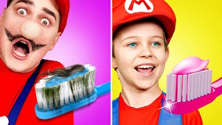 Müthiş Süper Mario Ebeveynlik Hack'leri! Gotcha Viral'den Yaratıcı Hack'ler ve Gadget'lar
