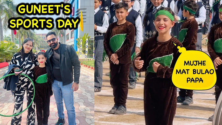 Guneet's Sports Day Performance 😍