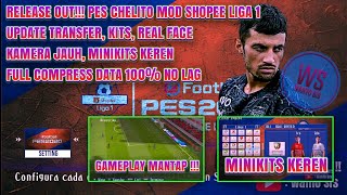 Release Out !!! PES 2020 PPSSPP MOD SHOPEE LIGA 1 , Update Tranfer, Real Face, Minikits terbaru