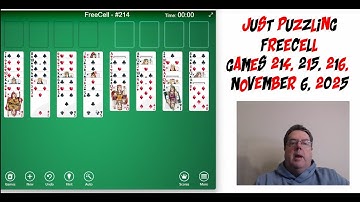 Learning Freecell By Doing and Explaining Games 214, 215 and 216