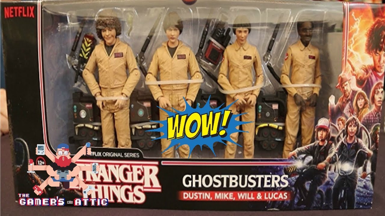 stranger things ghostbusters figures