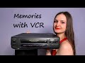 Have fun with the Aiwa VCR | Tape Recorder for VHS tapes, ASMR demonstration