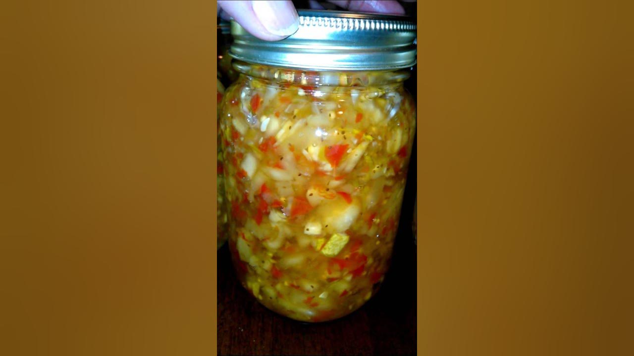 Canning Sweet pickle Relish And Pickles YouTube