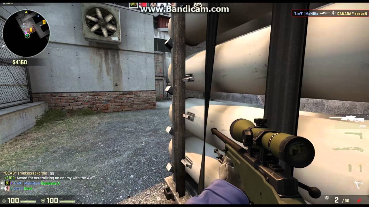 CSGO: Sick cache wallbang