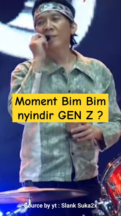 Tell me, bro Bimbim, what is the blue generation? LEGEND🔥 #slank #slankers #bimbimslank