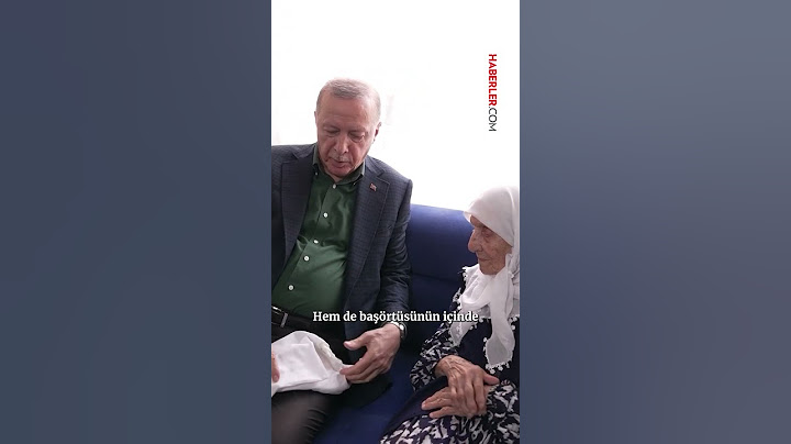 Cumhurbaşkanı Erdoğan'ın 99 yaşındaki nineyle güldüren şakalaşması