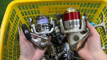 Video 839: Máy Câu Shimano, Daiwa,…Lô Máy Bãi Mới Về Hàng Tuyển Chọn Giá Rẻ