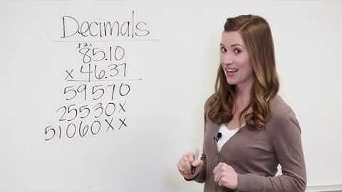 Multiplying Decimals
