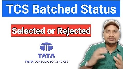TCS-batchedstatus || Geselecteerd of afgewezen #tcs