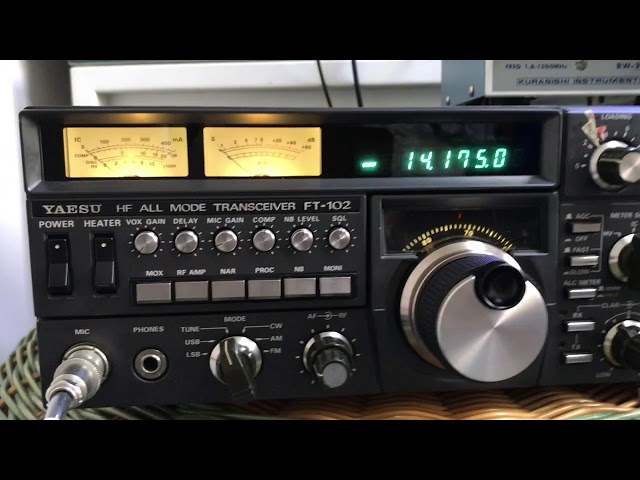八重洲無線　FT-102S (100w改) FT-102 修理完了【2023/02/21】 - YouTube