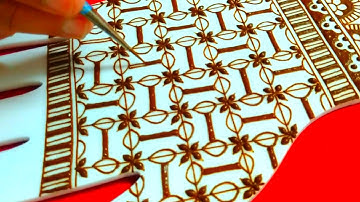 Full Hand Mehndi Design for beginners | How to apply elements in mehndi design | myhiddenpassion |