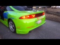 1998 Eclipse Fast and Furious replica new exhaust!
