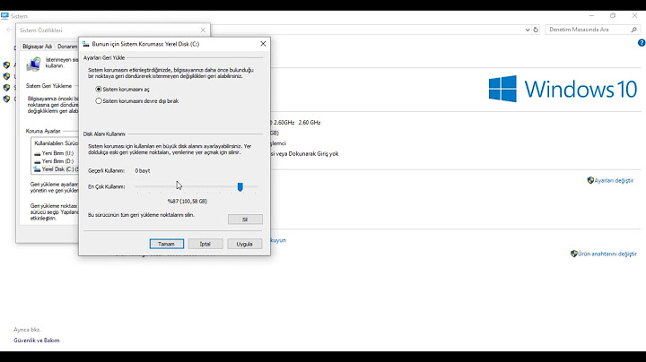 Sistem geri yükleme nedir ne işe yarar ve yapmalı mıyız - How to activate windows 10 backup system.