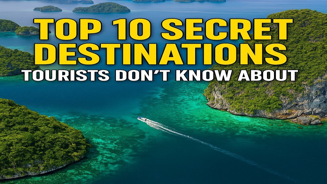 TOP 10  SECRET DESTINATIONS TOURISTS DON'T KNOW ABOUT