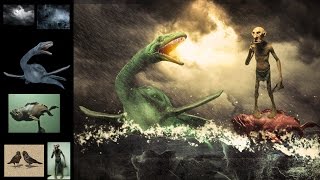 Fisherman vs monster | How To Make Fantasy Effects on Photoshop?