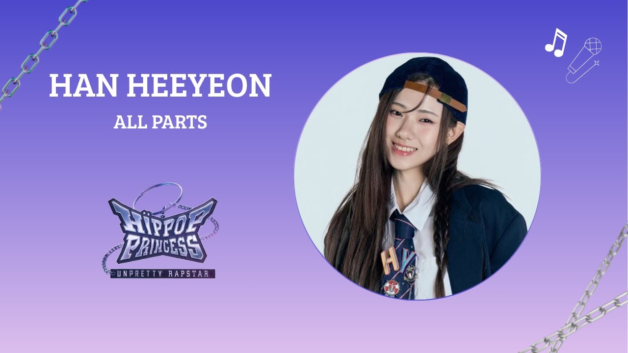 HAN HEEYEON 한희연 ハン・ヒヨン (Hip Pop Princess) - All Parts