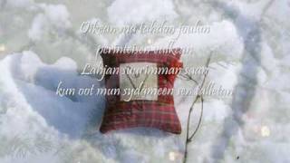 Kari Tapio: Tahdon oikean joulun +Lyrics chords