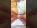Sewing brown zipper to fabric with special machine #shorts