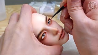 Doll Sculpting Doppel Maiden 'NU' / BJD makeup - YouTube