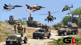 Air Attack on Military Supply Convoy  in GTA 5 Simulation