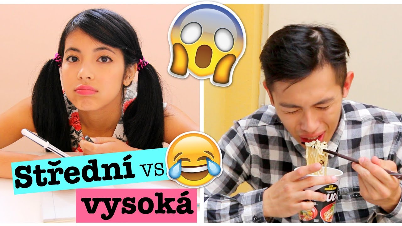 Střední vs. vysoká | SKETCH + bloopers - YouTube