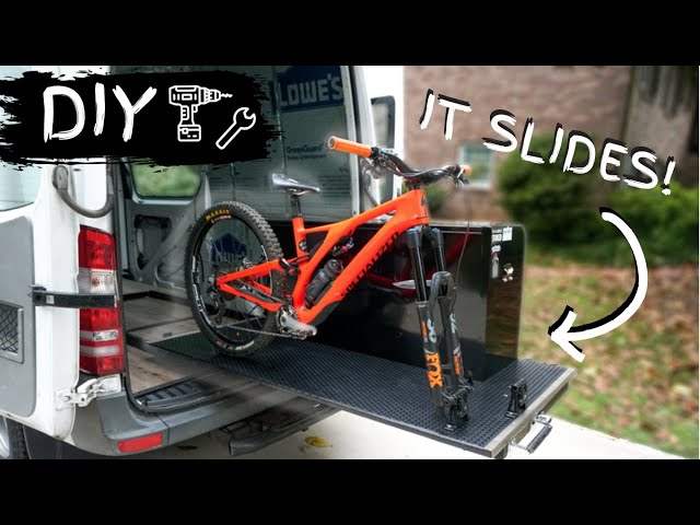 Pull Out Bike/Gear Tray for Van