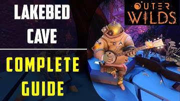 How to reach the lakebed cave on Ember Twin | Outer Wilds