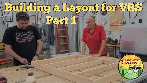 Building an O Gauge Train Layout for VBS Part 1! [Timelapse]