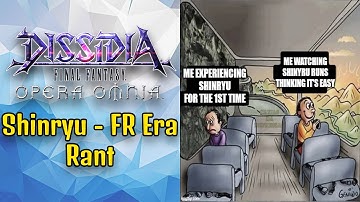 SHINRYU FR Era Rant "Watching Vs. Playing" [DFFOO JP]