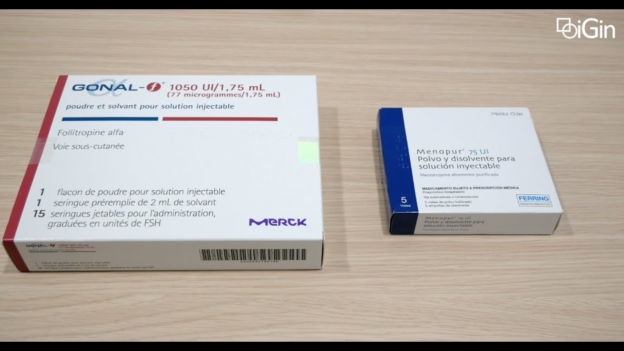 iGin - Cómo administrarse Gonal con Menopur. Medicación para tratamientos de reproducción asistida