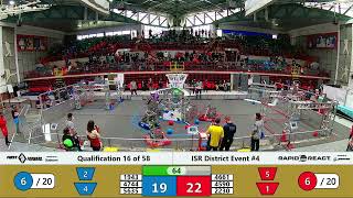 Qualification 16 - 2022 ISR District Event #4