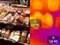 Choosing a bread with a thermographic camera